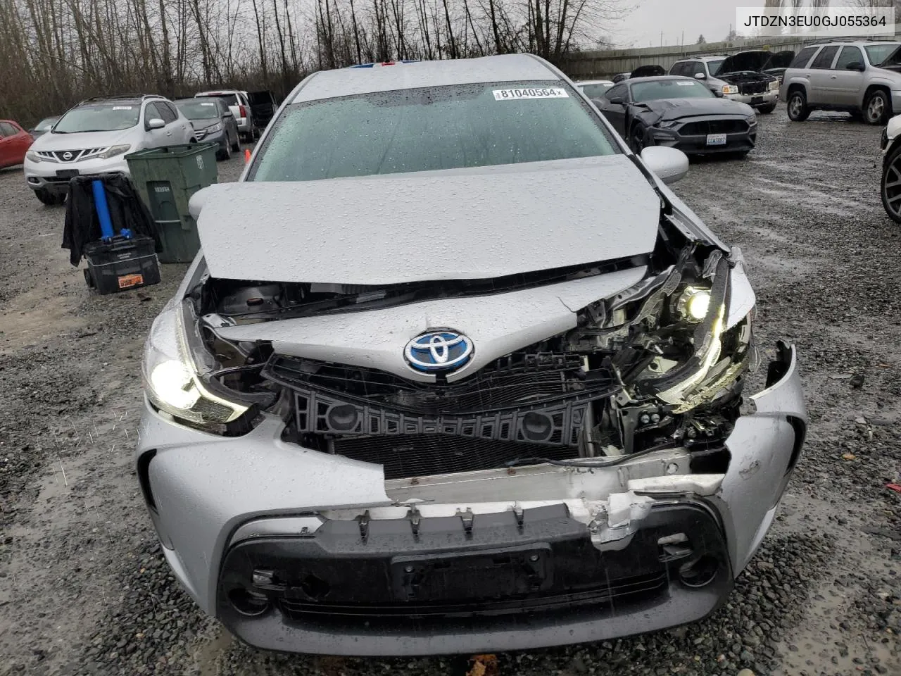 2016 Toyota Prius V VIN: JTDZN3EU0GJ055364 Lot: 81040564