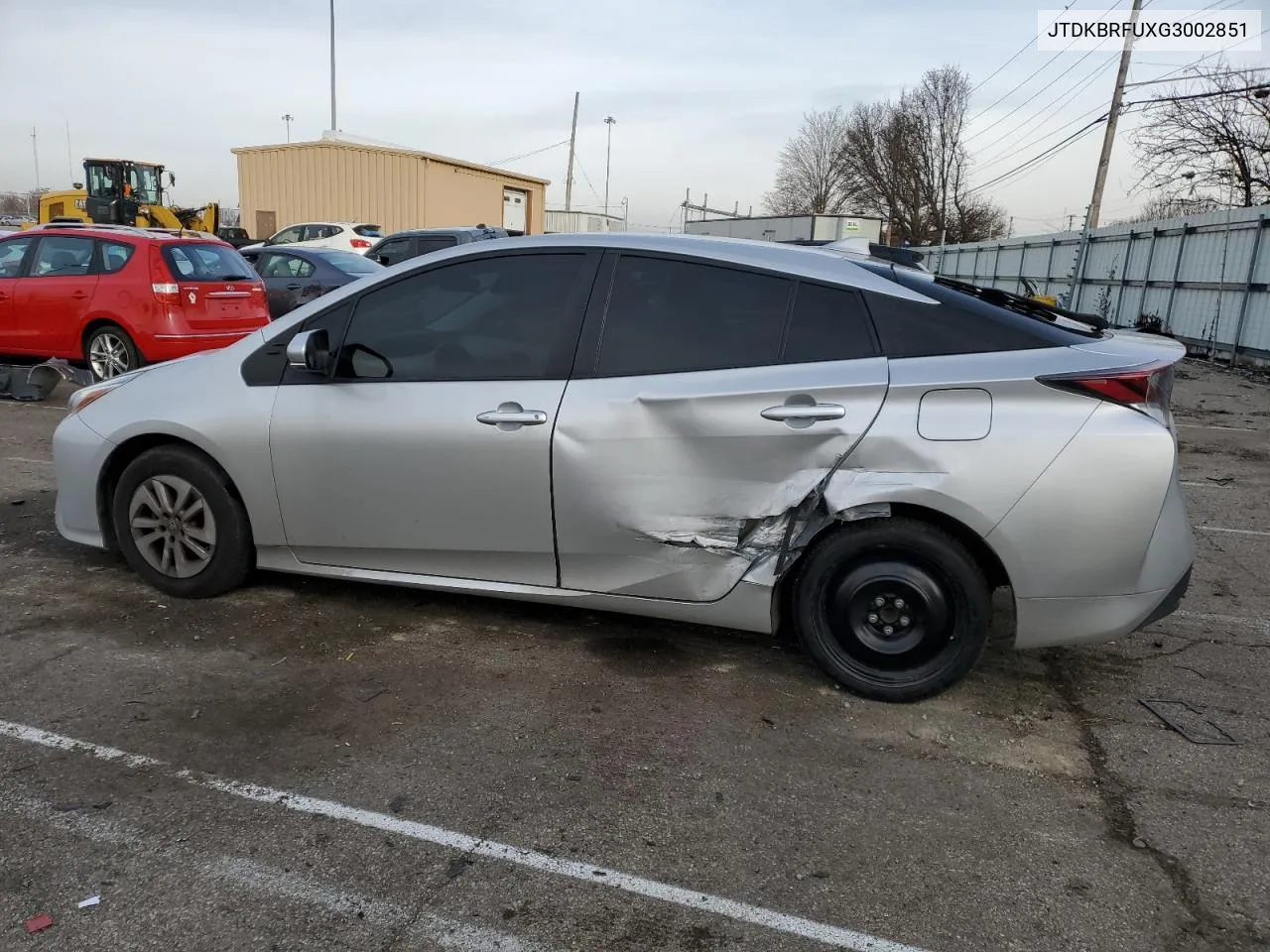 2016 Toyota Prius VIN: JTDKBRFUXG3002851 Lot: 81466243