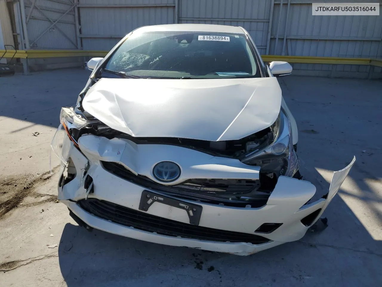 2016 Toyota Prius VIN: JTDKARFU5G3516044 Lot: 81638894