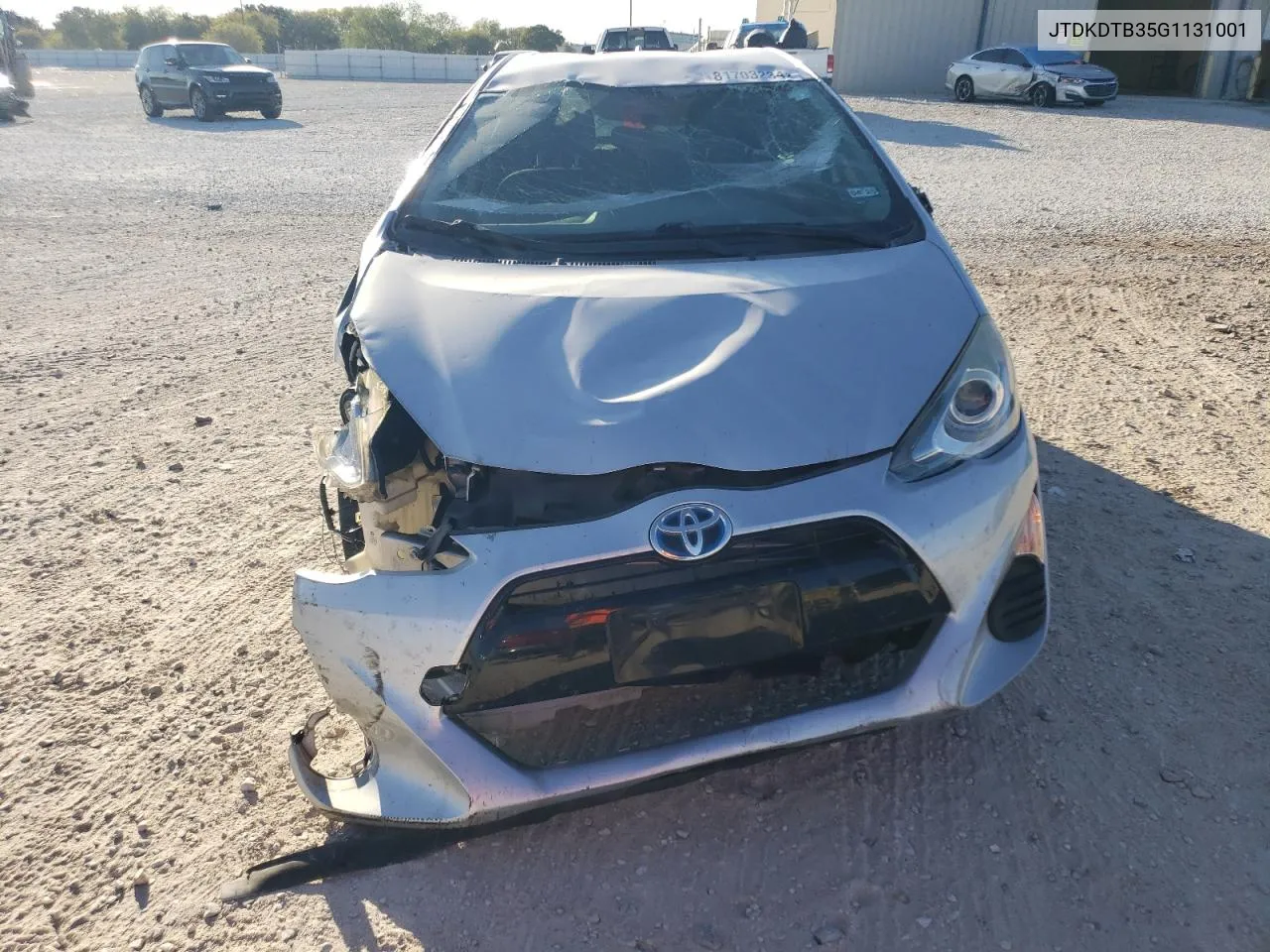 2016 Toyota Prius C VIN: JTDKDTB35G1131001 Lot: 81703234