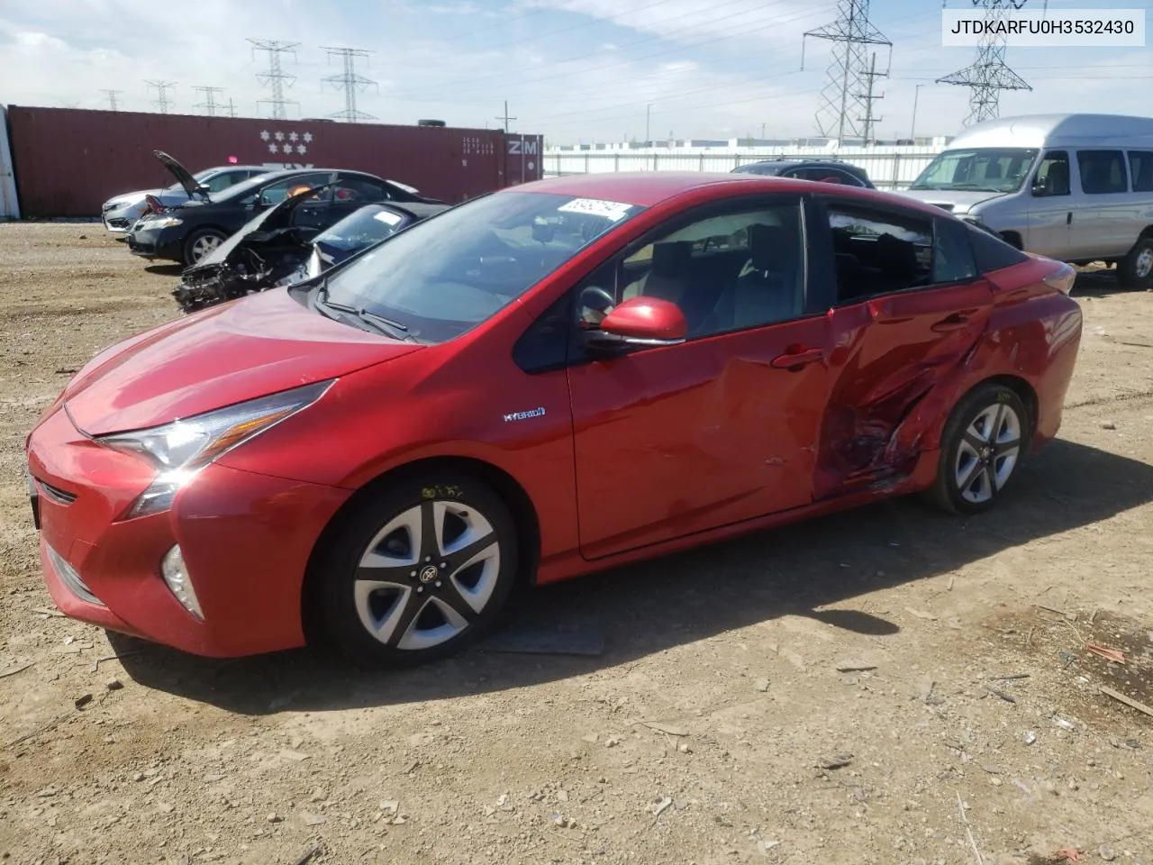 JTDKARFU0H3532430 2017 Toyota Prius