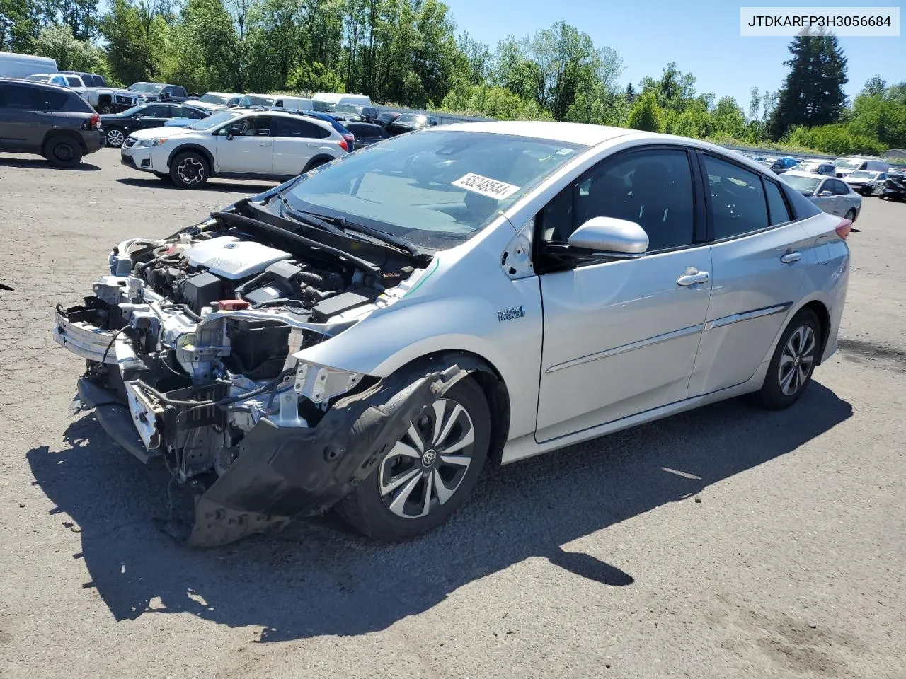 2017 Toyota Prius Prime VIN: JTDKARFP3H3056684 Lot: 55248544