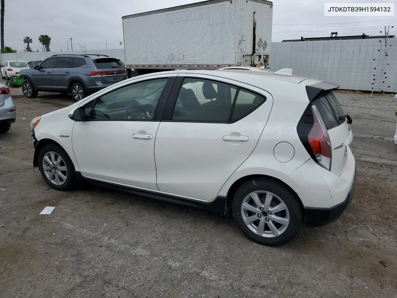 2017 Toyota Prius C VIN: JTDKDTB39H1594132 Lot: 55731434