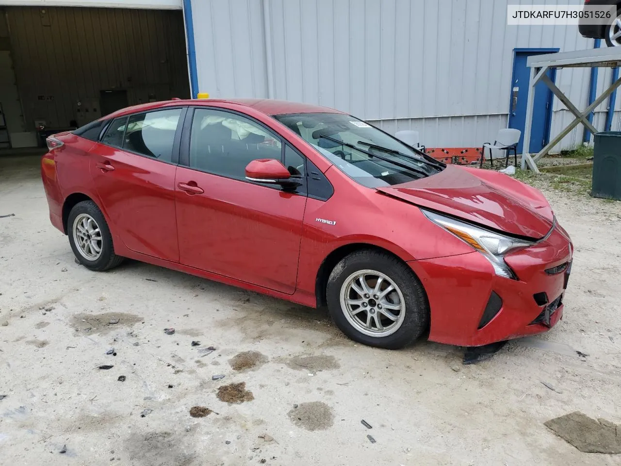 JTDKARFU7H3051526 2017 Toyota Prius