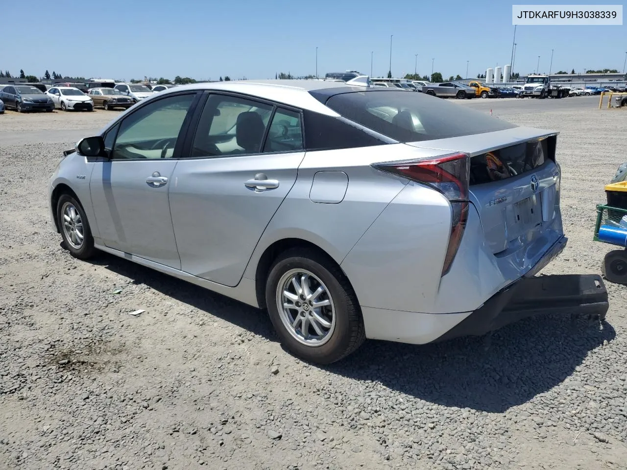 2017 Toyota Prius VIN: JTDKARFU9H3038339 Lot: 58506974