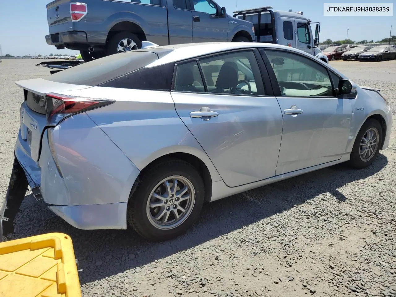 2017 Toyota Prius VIN: JTDKARFU9H3038339 Lot: 58506974