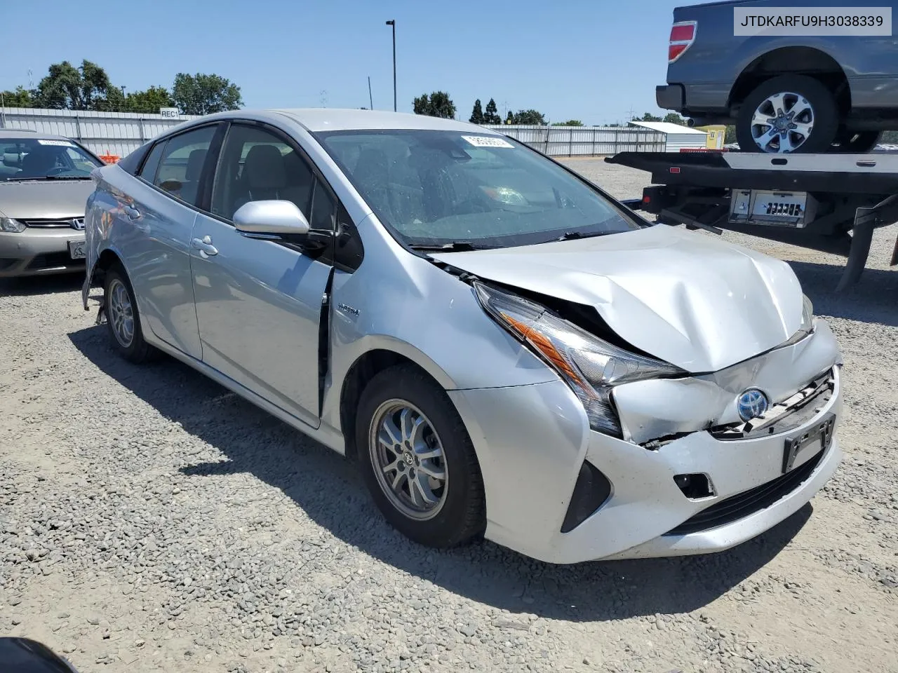 2017 Toyota Prius VIN: JTDKARFU9H3038339 Lot: 58506974