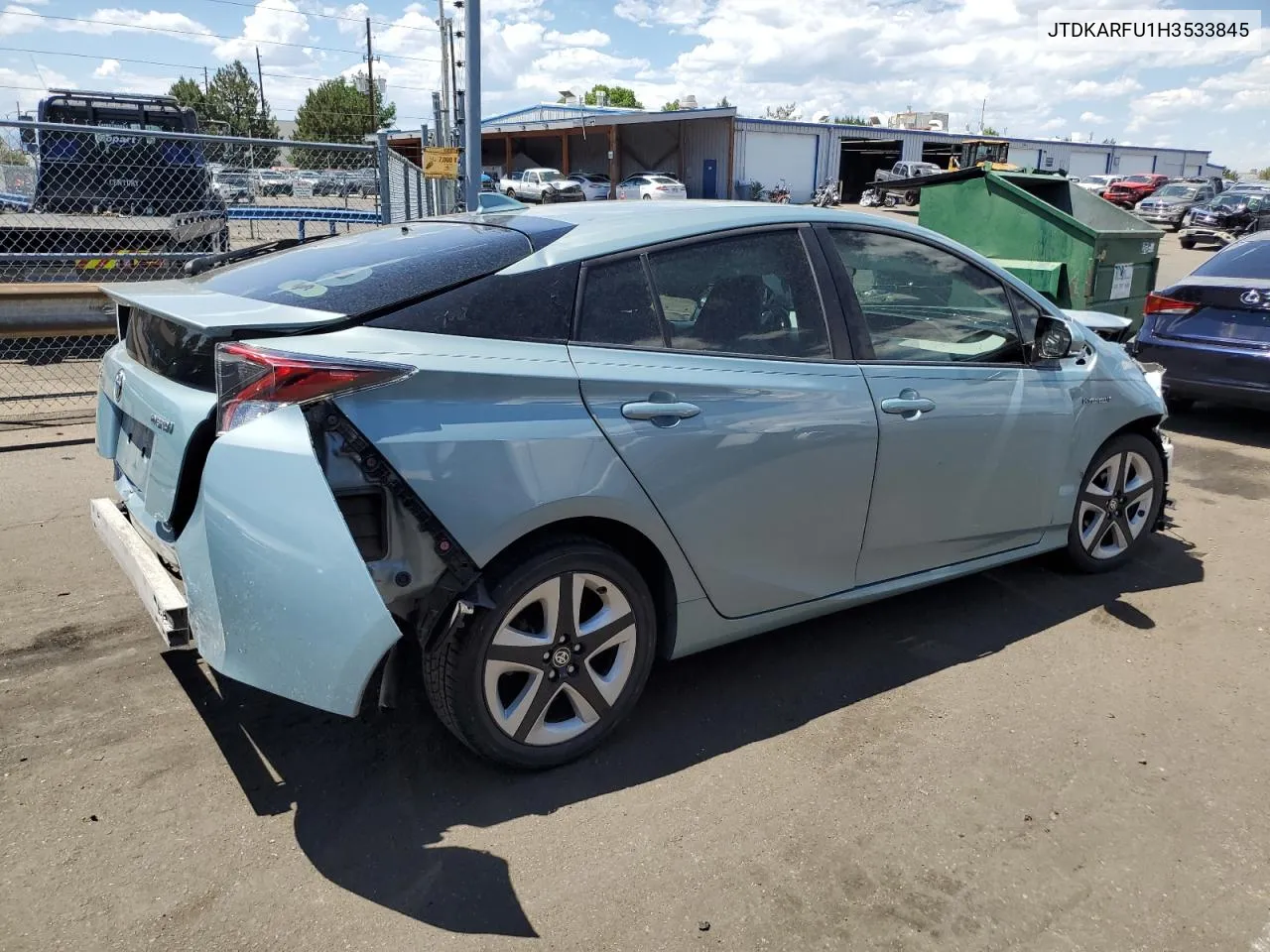 JTDKARFU1H3533845 2017 Toyota Prius