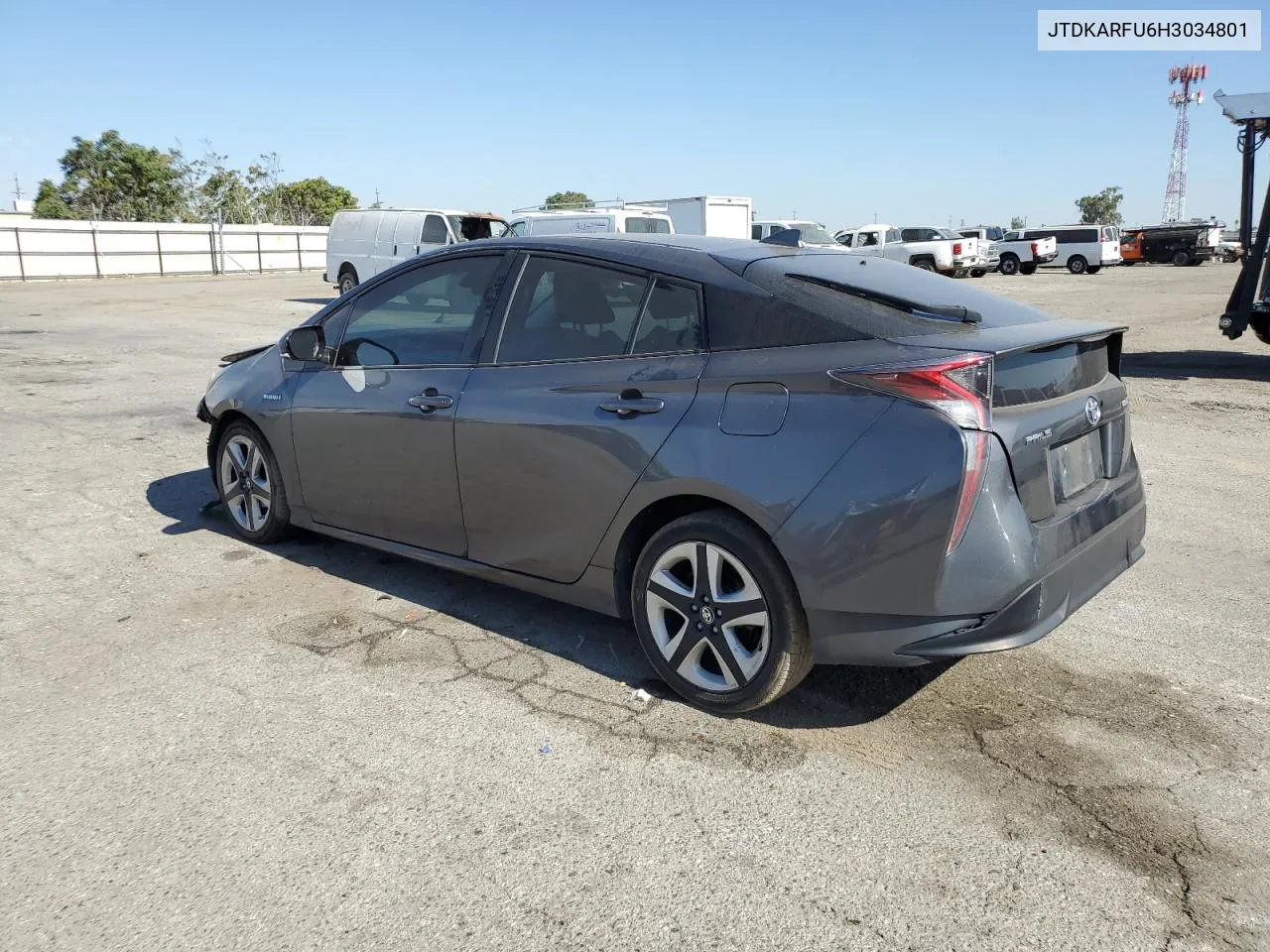 2017 Toyota Prius VIN: JTDKARFU6H3034801 Lot: 59912624