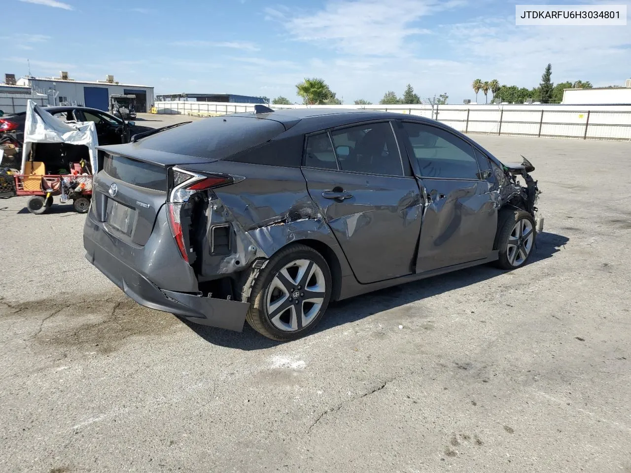 2017 Toyota Prius VIN: JTDKARFU6H3034801 Lot: 59912624