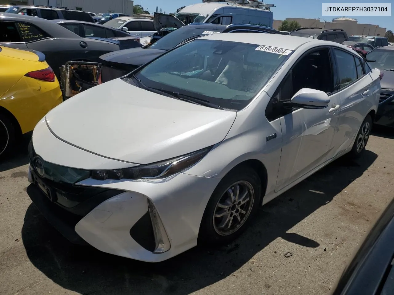 2017 Toyota Prius Prime VIN: JTDKARFP7H3037104 Lot: 61665904