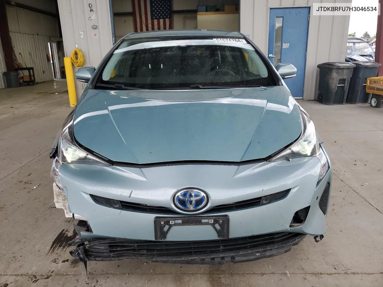 2017 Toyota Prius VIN: JTDKBRFU7H3046534 Lot: 61674764