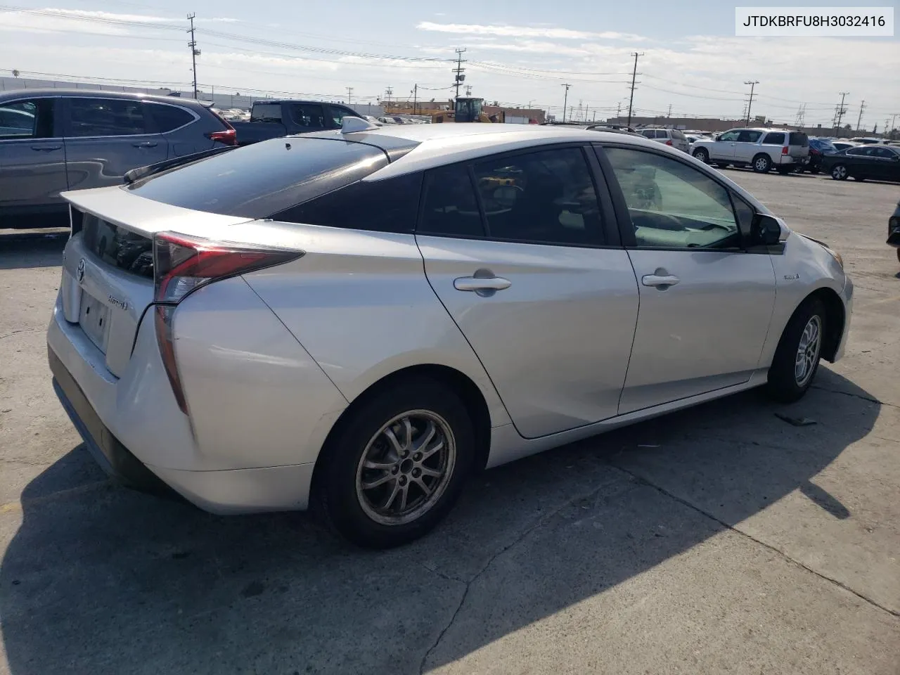 2017 Toyota Prius VIN: JTDKBRFU8H3032416 Lot: 63512444