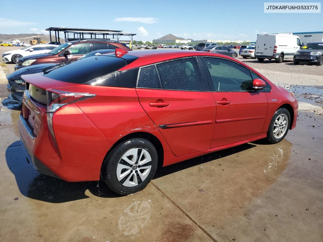 2017 Toyota Prius VIN: JTDKARFU6H3533775 Lot: 63627814