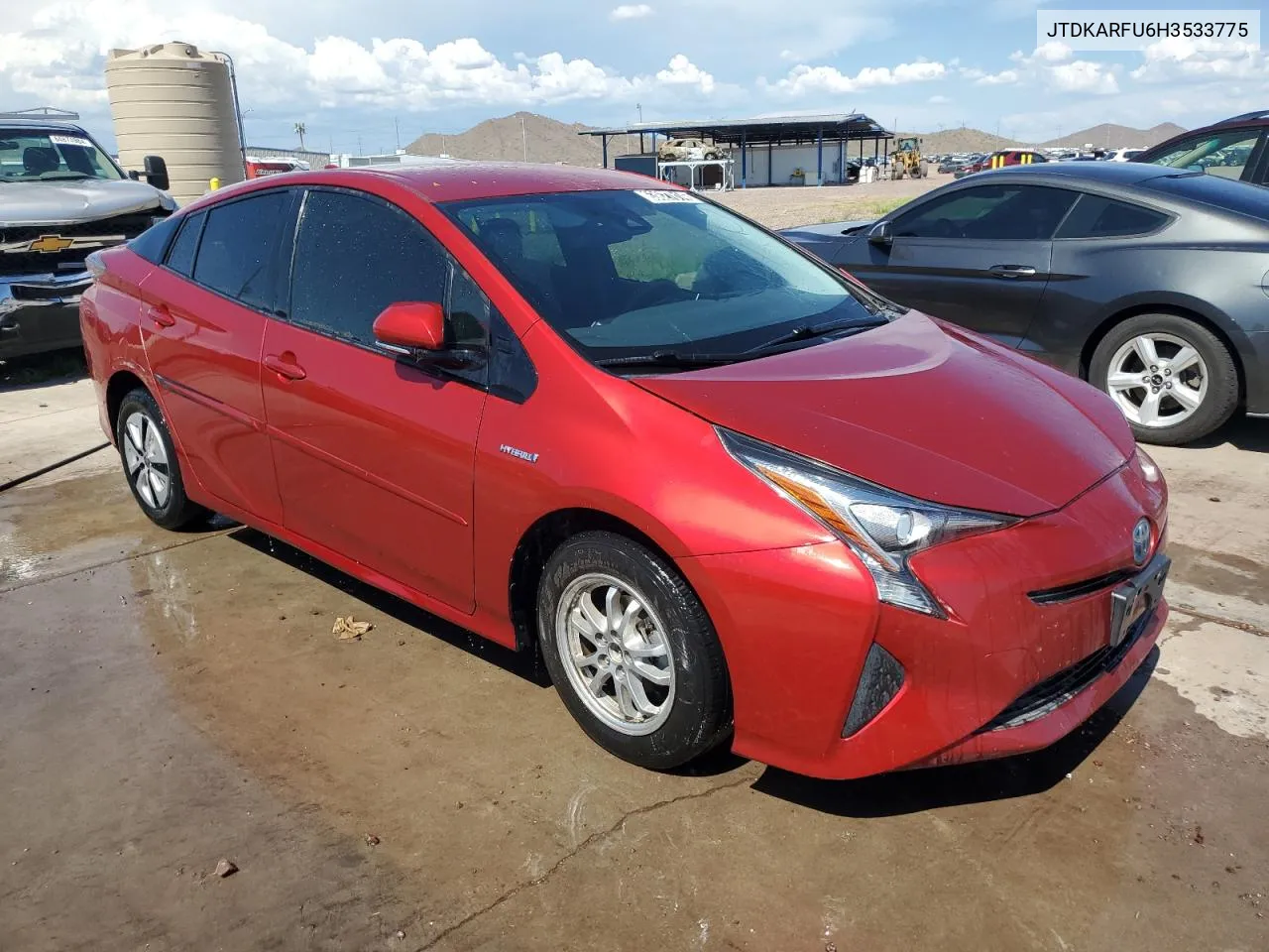 2017 Toyota Prius VIN: JTDKARFU6H3533775 Lot: 63627814