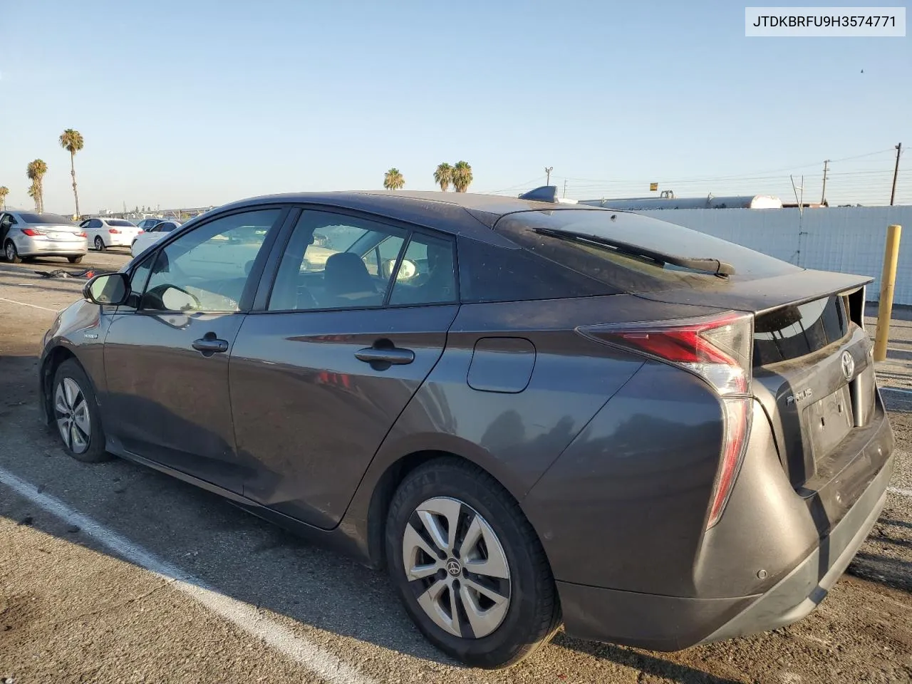 JTDKBRFU9H3574771 2017 Toyota Prius