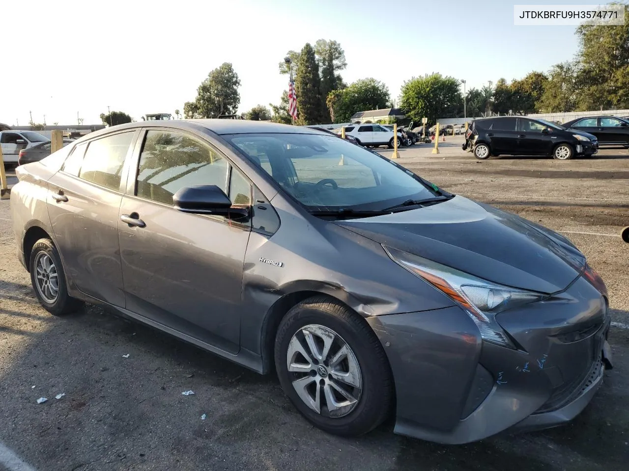 2017 Toyota Prius VIN: JTDKBRFU9H3574771 Lot: 64272094