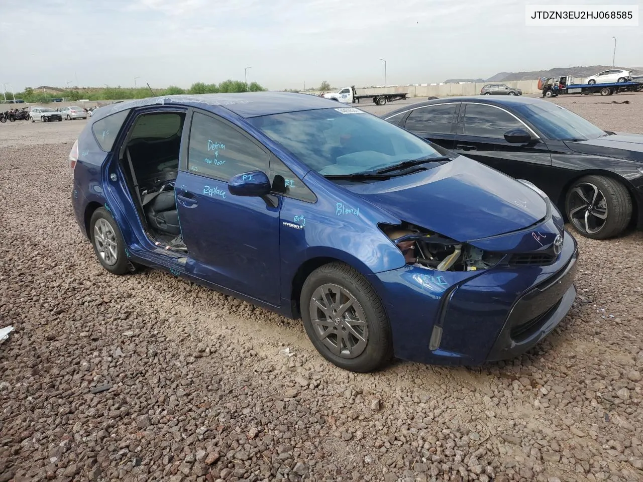 2017 Toyota Prius V VIN: JTDZN3EU2HJ068585 Lot: 64459324