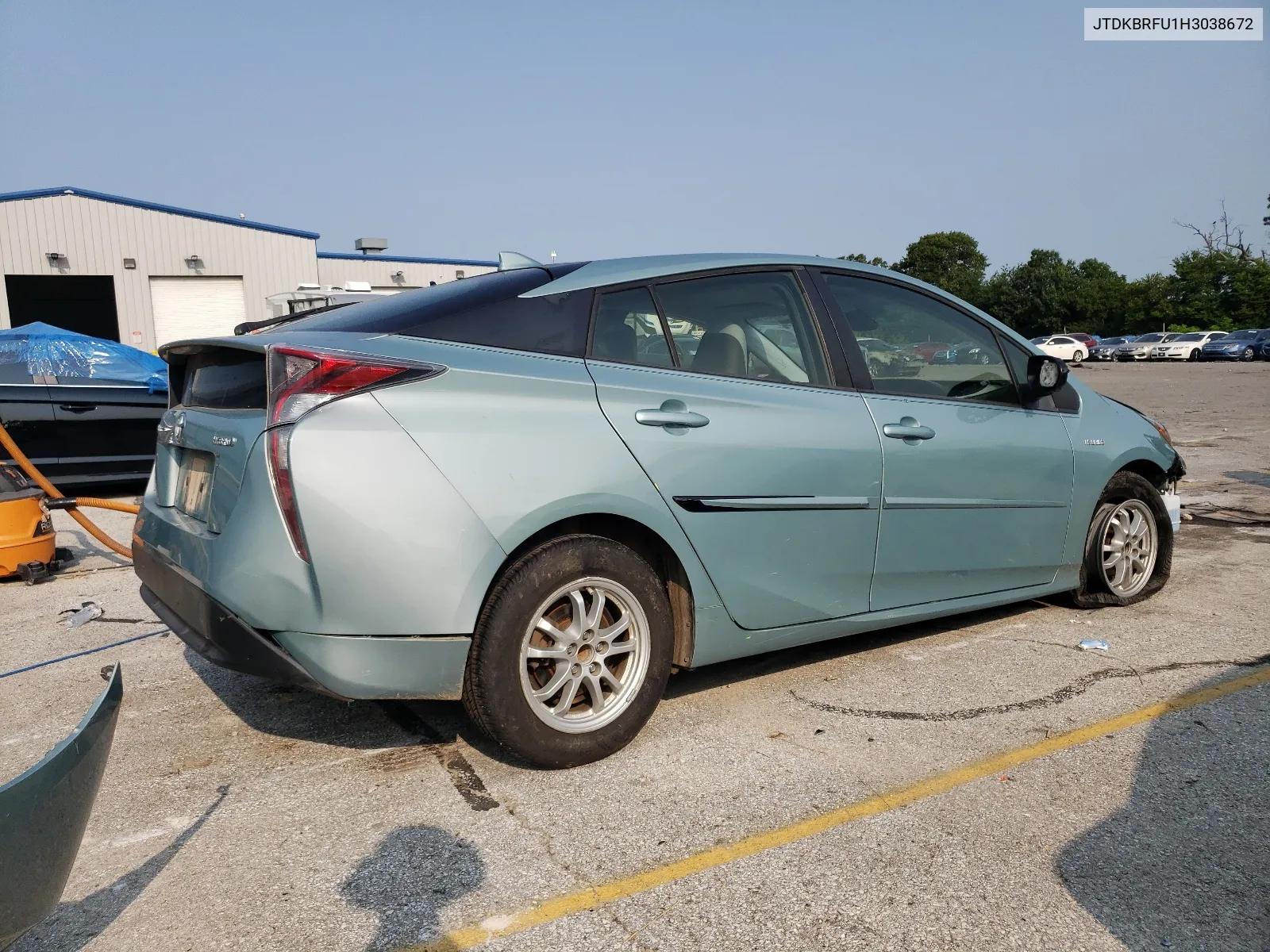 2017 Toyota Prius VIN: JTDKBRFU1H3038672 Lot: 64643514