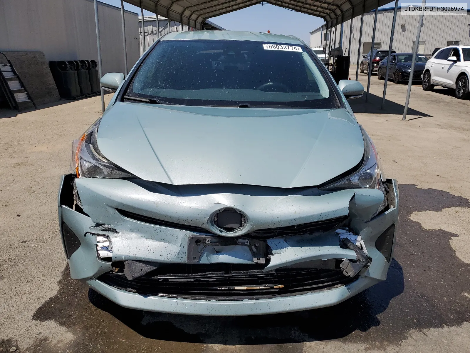 JTDKBRFU1H3026974 2017 Toyota Prius