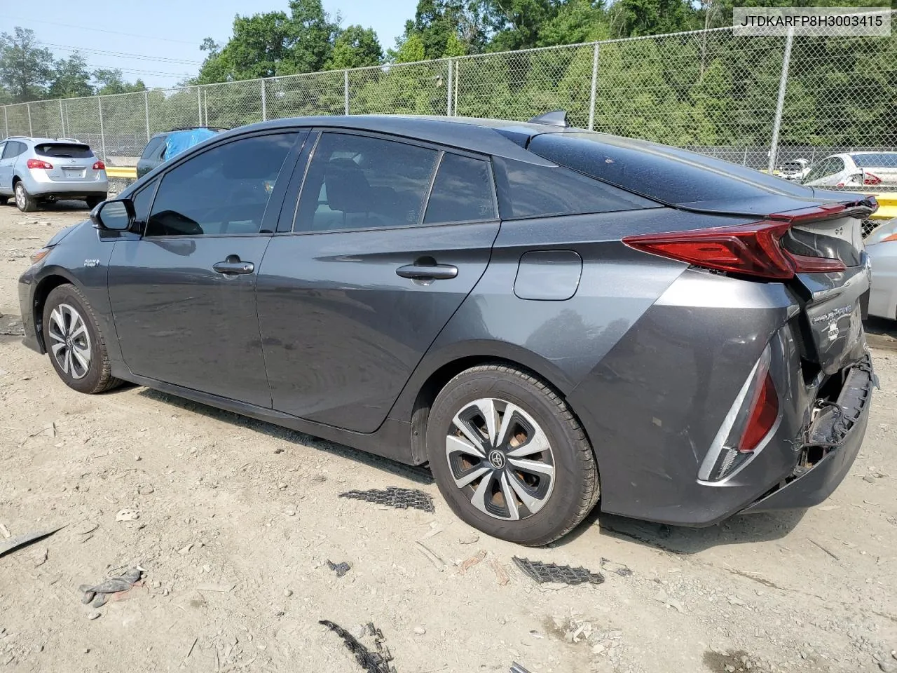 2017 Toyota Prius Prime VIN: JTDKARFP8H3003415 Lot: 65058754