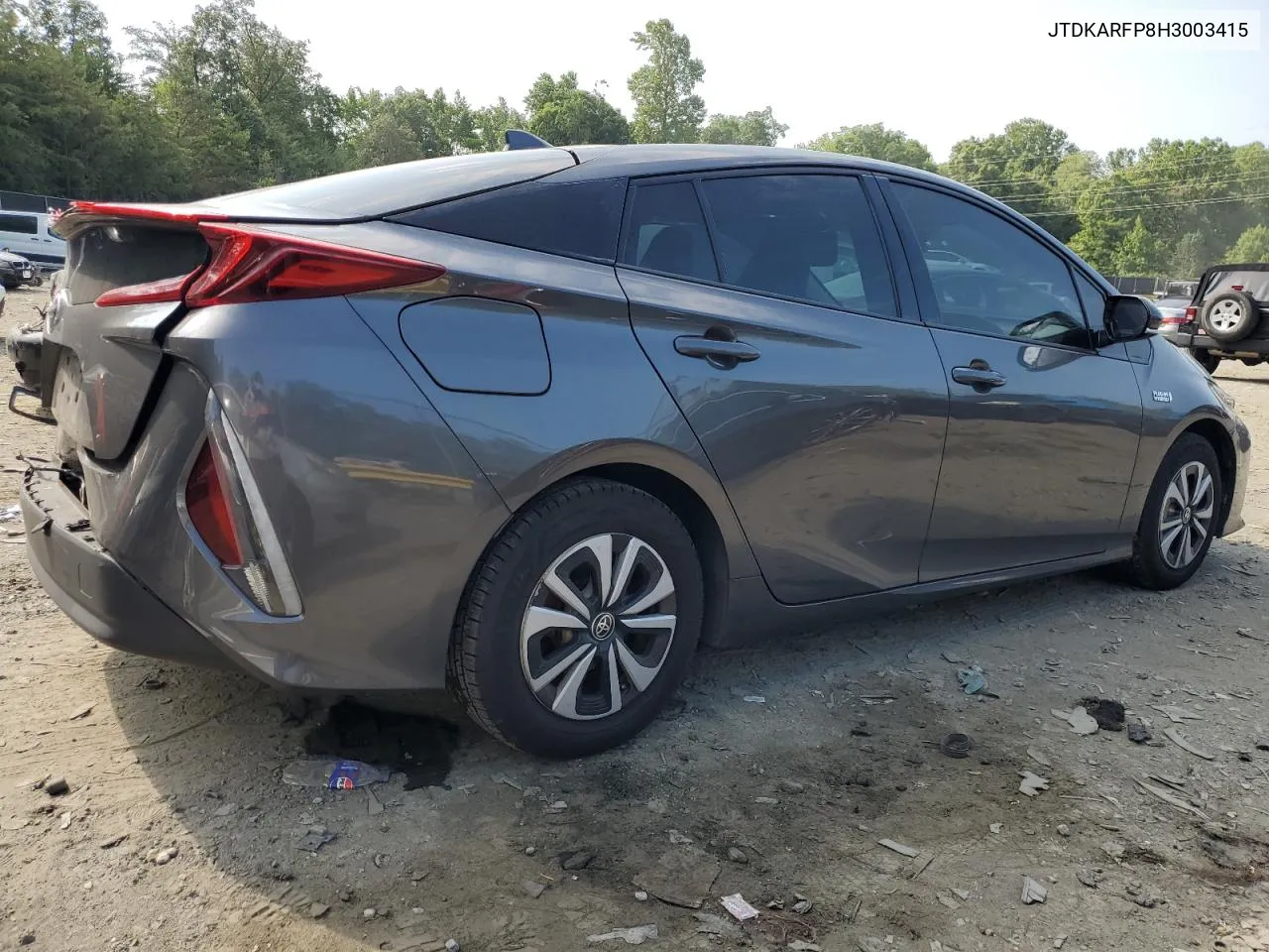 2017 Toyota Prius Prime VIN: JTDKARFP8H3003415 Lot: 65058754