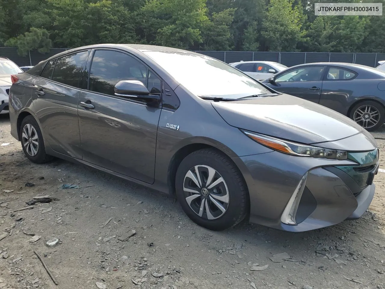 2017 Toyota Prius Prime VIN: JTDKARFP8H3003415 Lot: 65058754