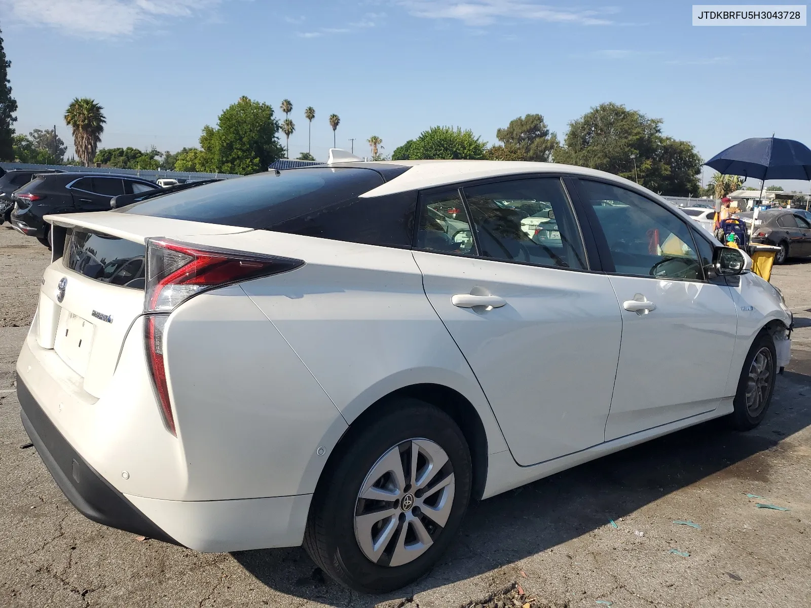 2017 Toyota Prius VIN: JTDKBRFU5H3043728 Lot: 66273704