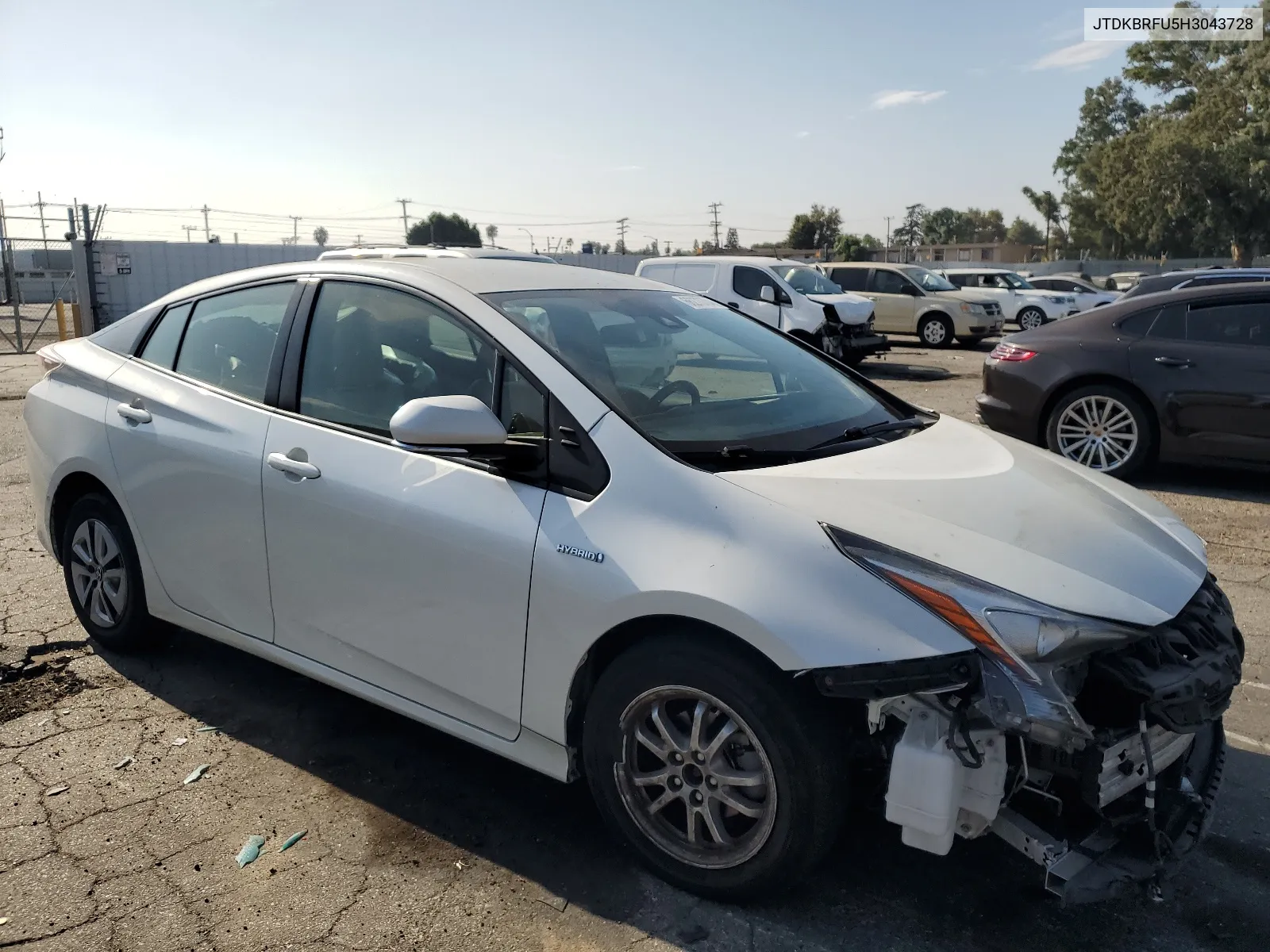 2017 Toyota Prius VIN: JTDKBRFU5H3043728 Lot: 66273704