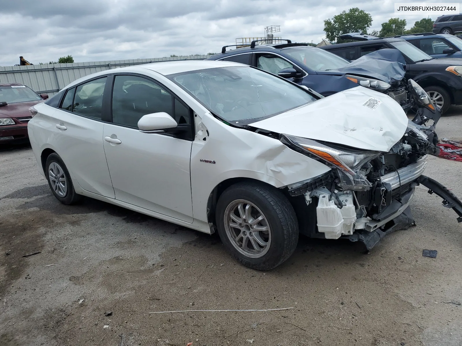 2017 Toyota Prius VIN: JTDKBRFUXH3027444 Lot: 66684294