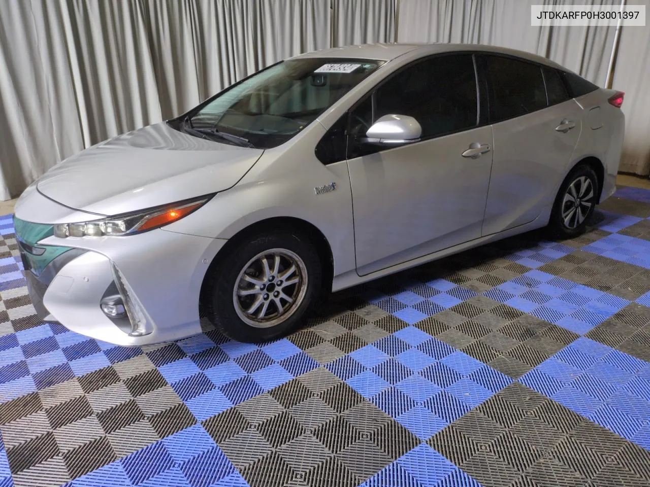 2017 Toyota Prius Prime VIN: JTDKARFP0H3001397 Lot: 66784934