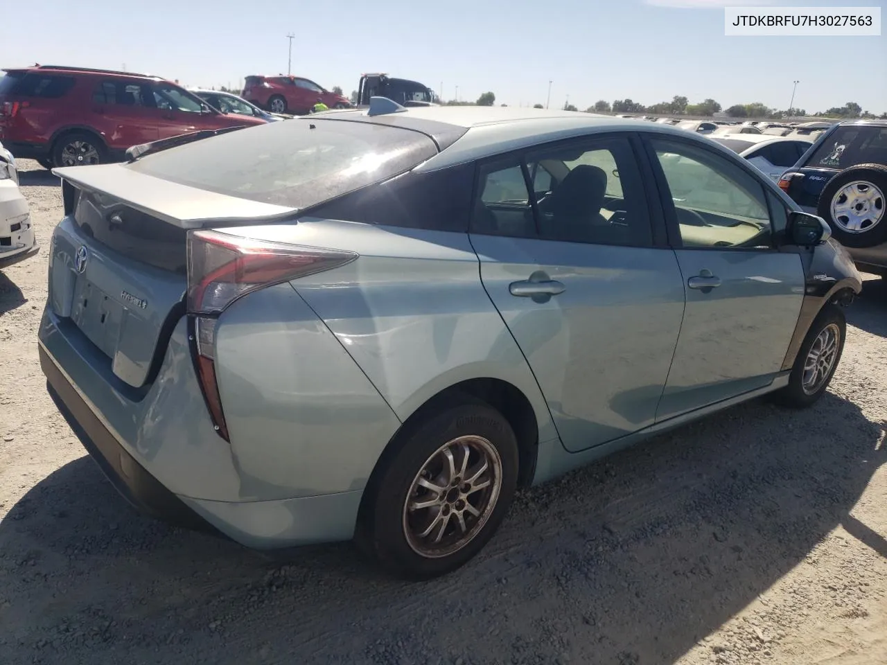 2017 Toyota Prius VIN: JTDKBRFU7H3027563 Lot: 66926254