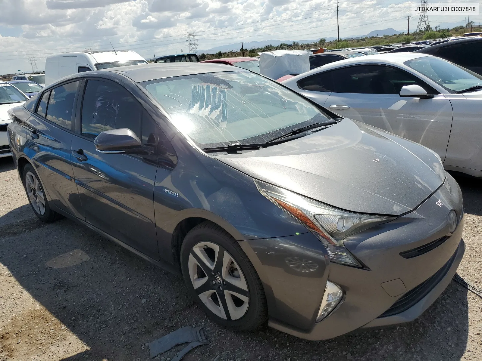 JTDKARFU3H3037848 2017 Toyota Prius