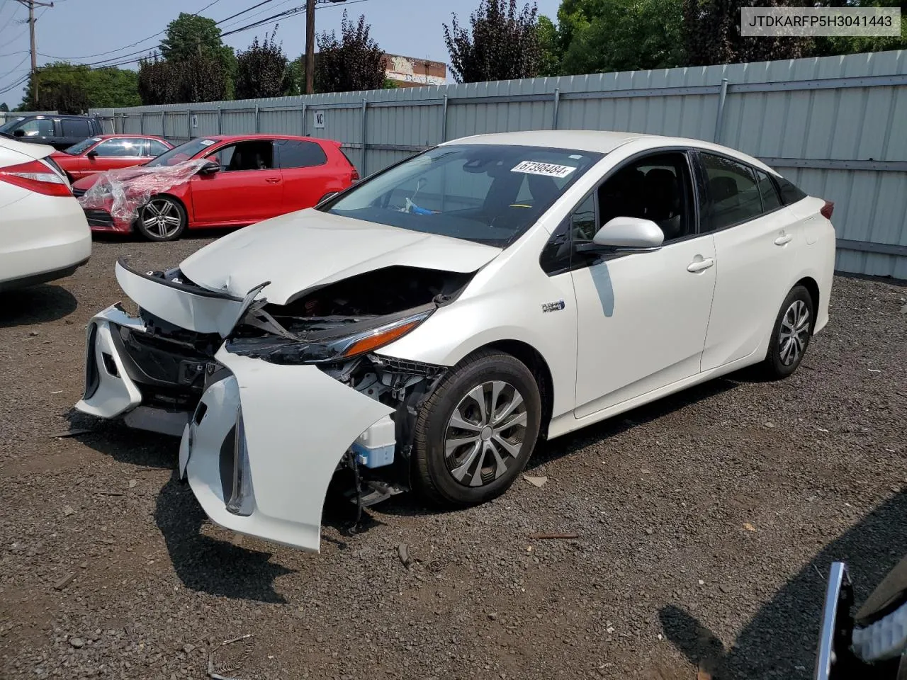 2017 Toyota Prius Prime VIN: JTDKARFP5H3041443 Lot: 67398484