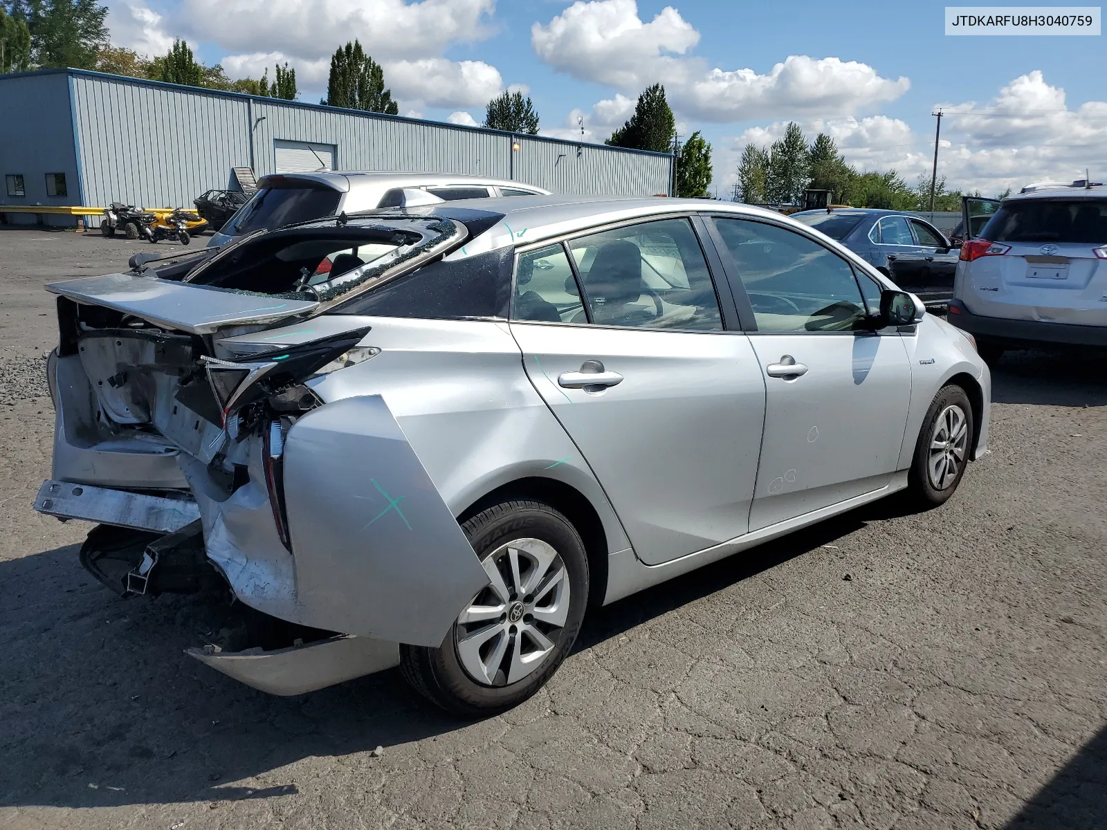 JTDKARFU8H3040759 2017 Toyota Prius