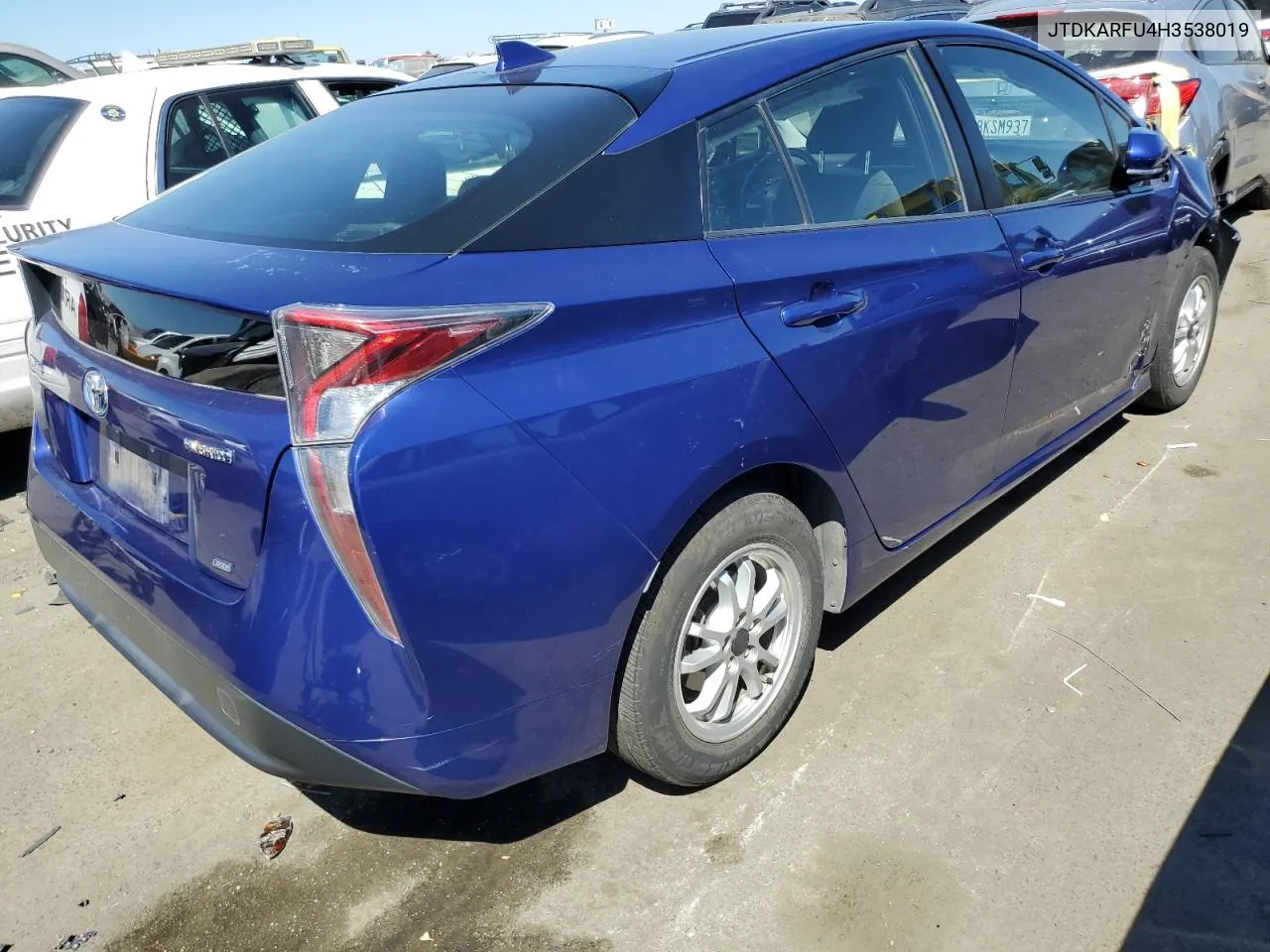 2017 Toyota Prius VIN: JTDKARFU4H3538019 Lot: 67800074