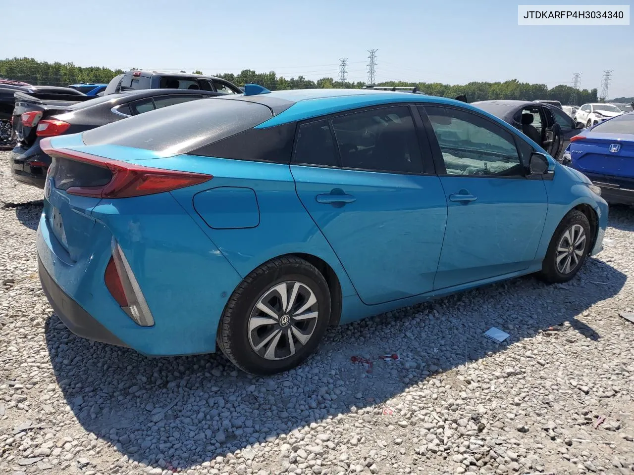 2017 Toyota Prius Prime VIN: JTDKARFP4H3034340 Lot: 67822354