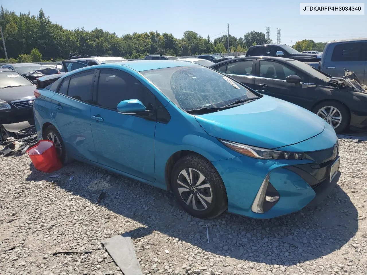 2017 Toyota Prius Prime VIN: JTDKARFP4H3034340 Lot: 67822354