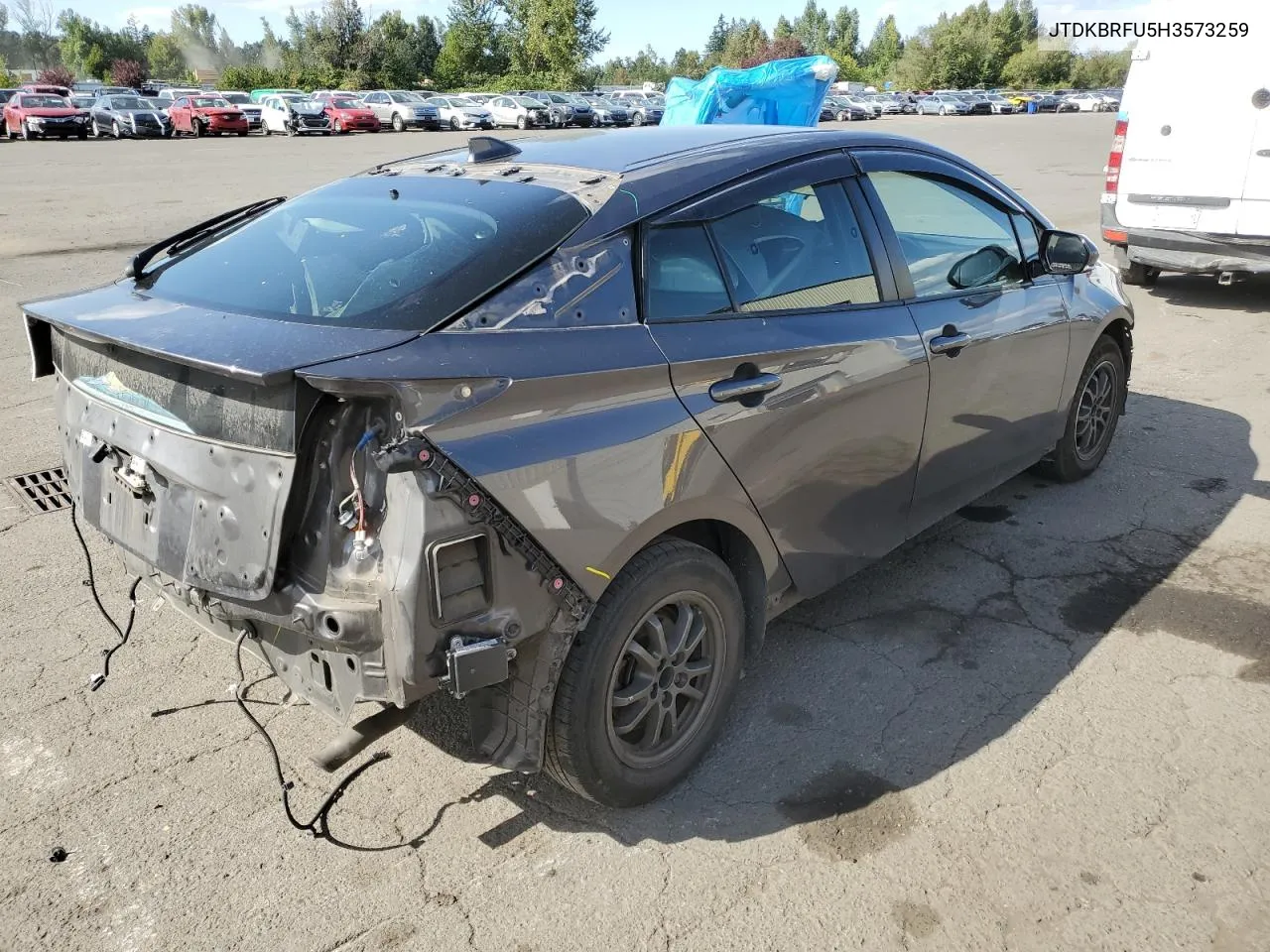 2017 Toyota Prius VIN: JTDKBRFU5H3573259 Lot: 68075794