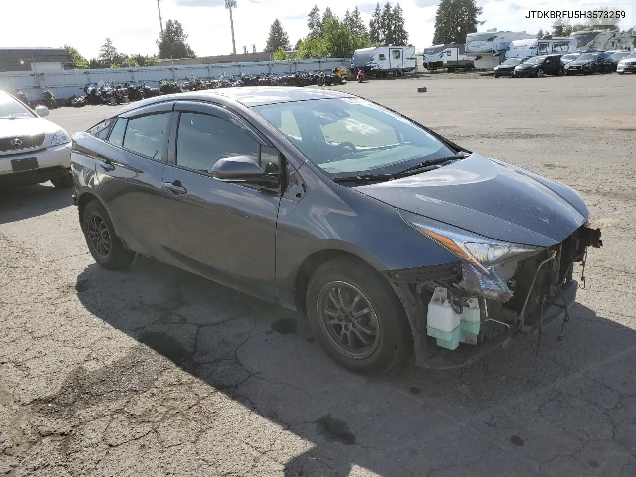 2017 Toyota Prius VIN: JTDKBRFU5H3573259 Lot: 68075794