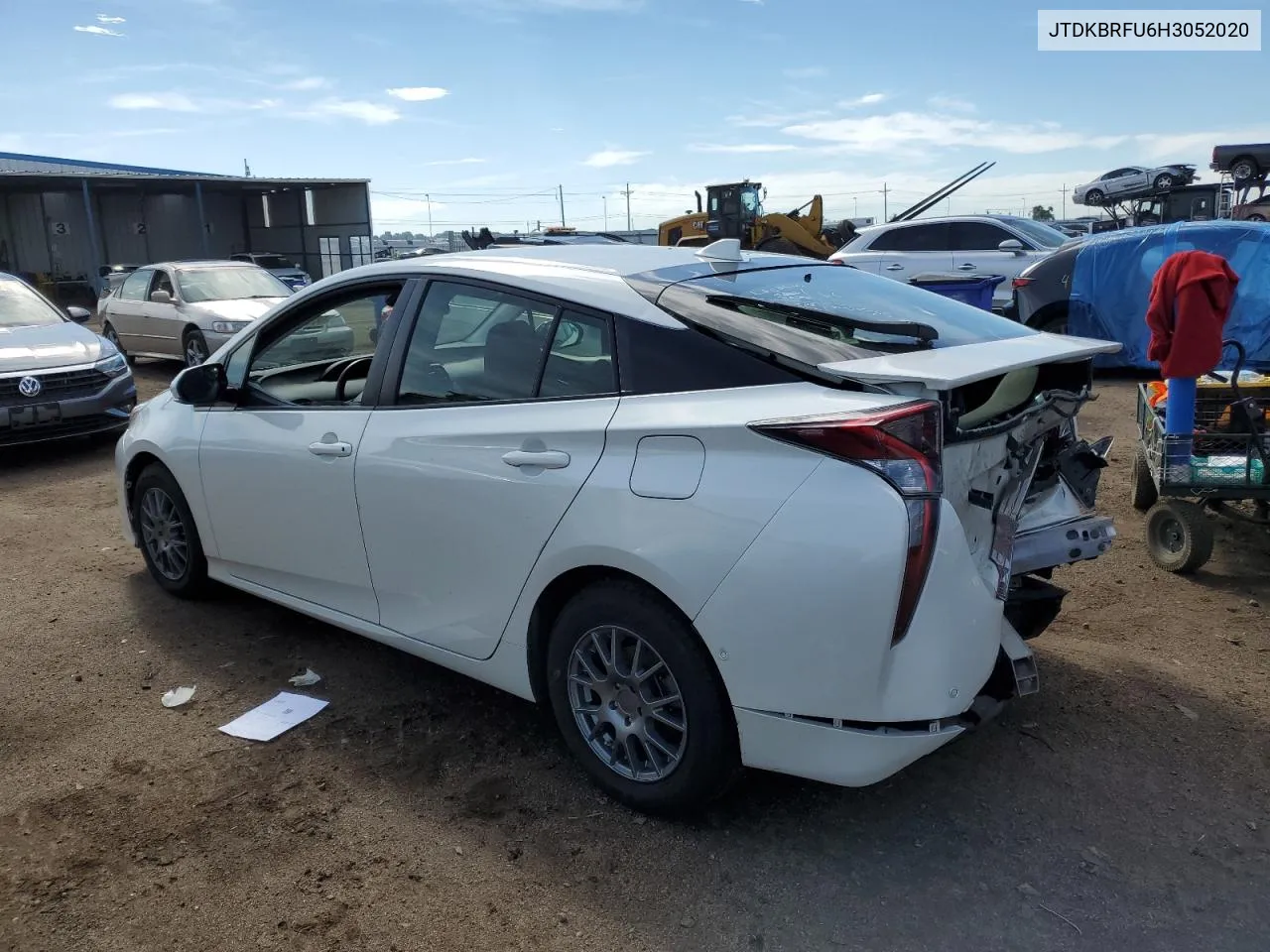 2017 Toyota Prius VIN: JTDKBRFU6H3052020 Lot: 68932824