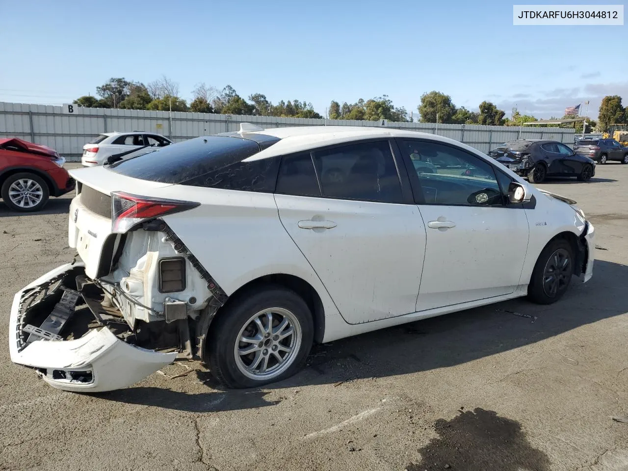 2017 Toyota Prius VIN: JTDKARFU6H3044812 Lot: 69112414