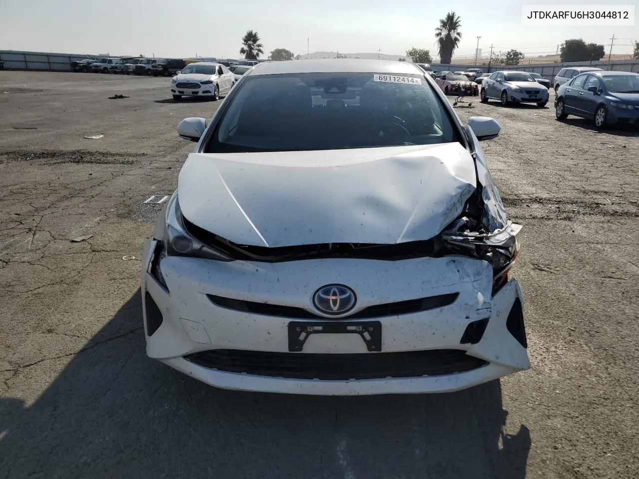 2017 Toyota Prius VIN: JTDKARFU6H3044812 Lot: 69112414