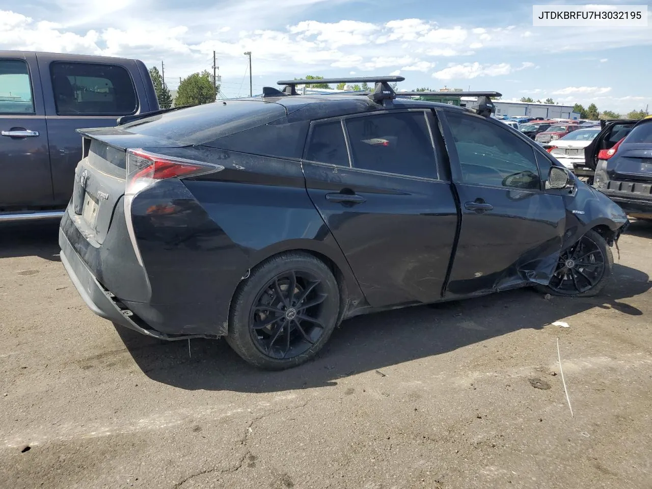 2017 Toyota Prius VIN: JTDKBRFU7H3032195 Lot: 69458374