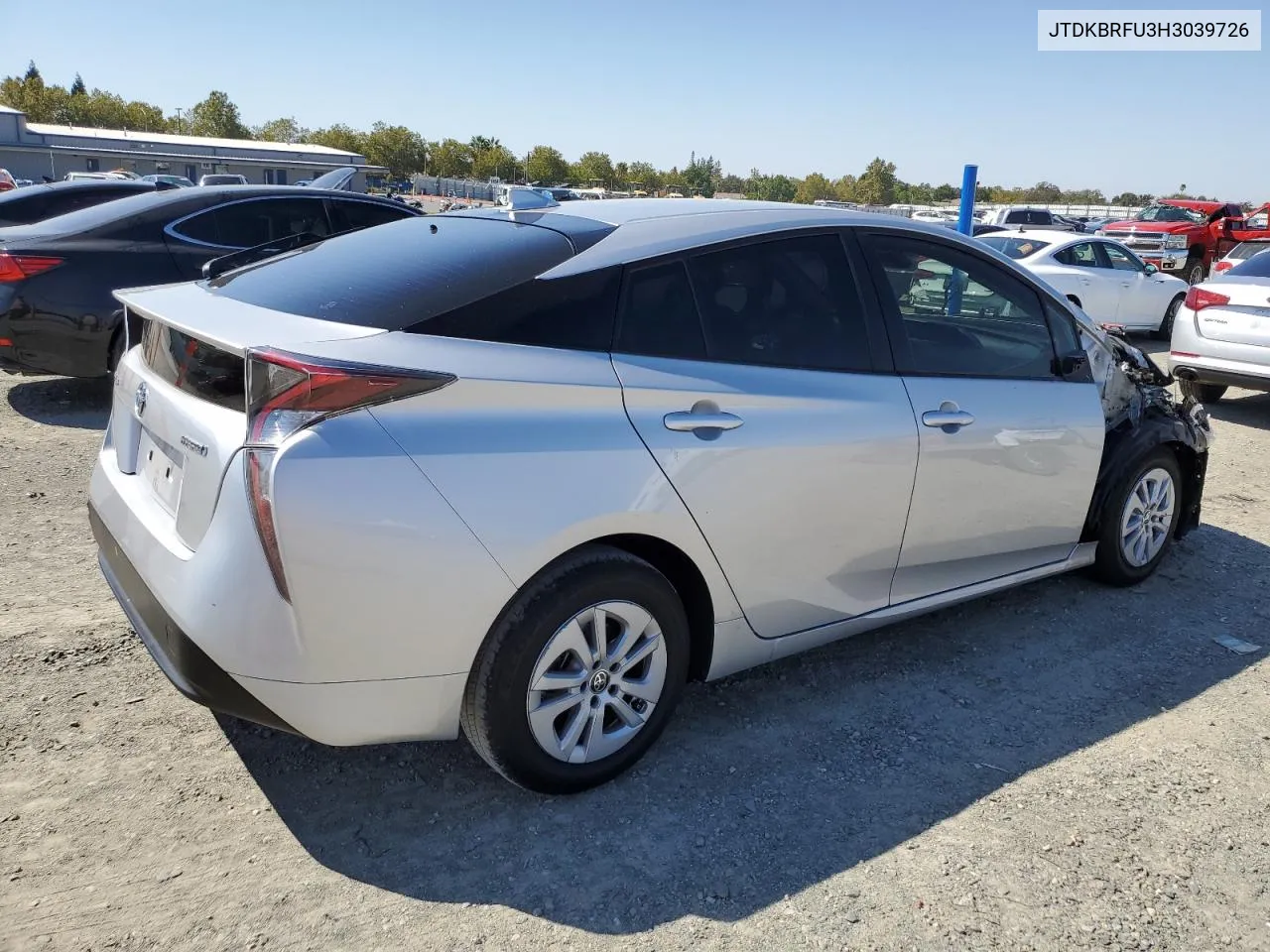 2017 Toyota Prius VIN: JTDKBRFU3H3039726 Lot: 69581334