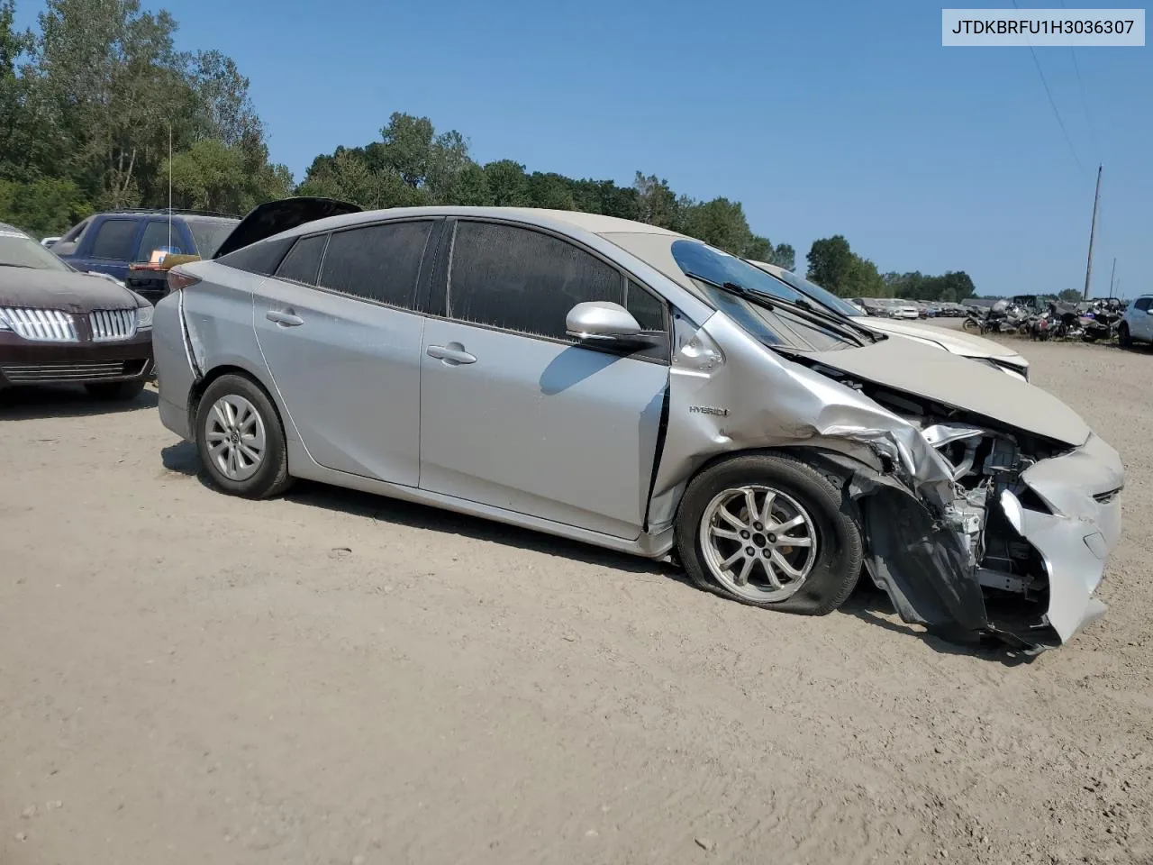 2017 Toyota Prius VIN: JTDKBRFU1H3036307 Lot: 69598944