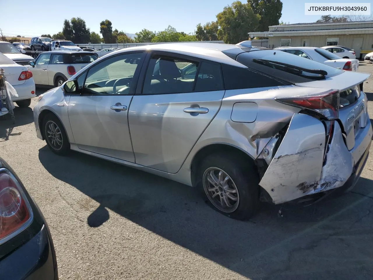 2017 Toyota Prius VIN: JTDKBRFU9H3043960 Lot: 70054104