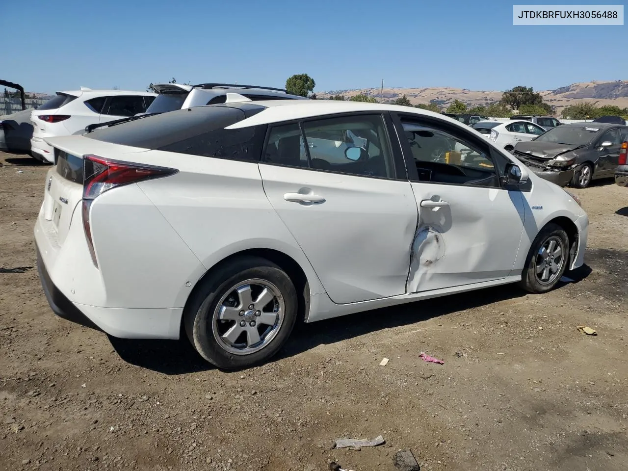 2017 Toyota Prius VIN: JTDKBRFUXH3056488 Lot: 70097214