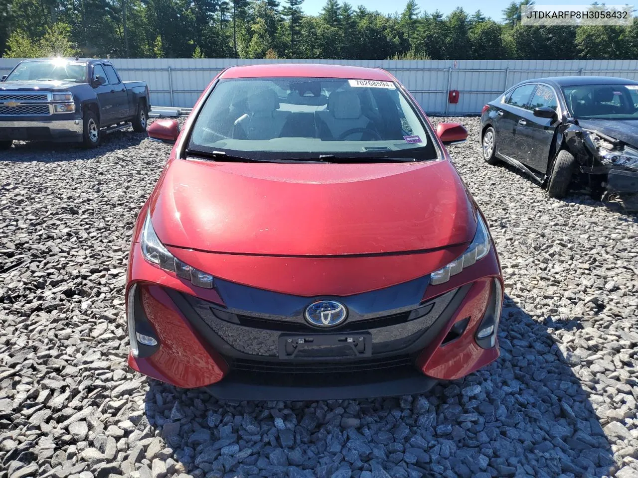 2017 Toyota Prius Prime VIN: JTDKARFP8H3058432 Lot: 70268594