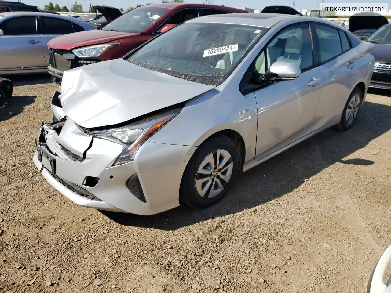 JTDKARFU7H3531081 2017 Toyota Prius